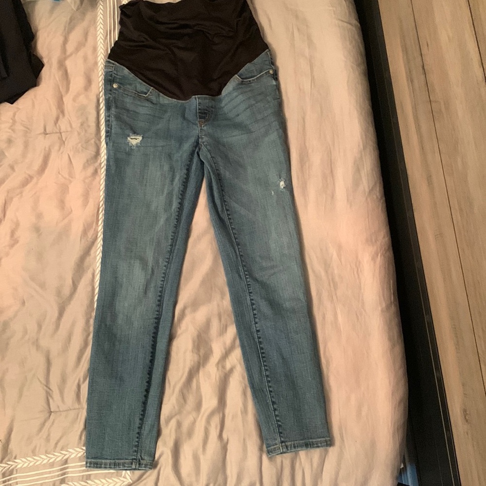 Loft jeans maternity Petite